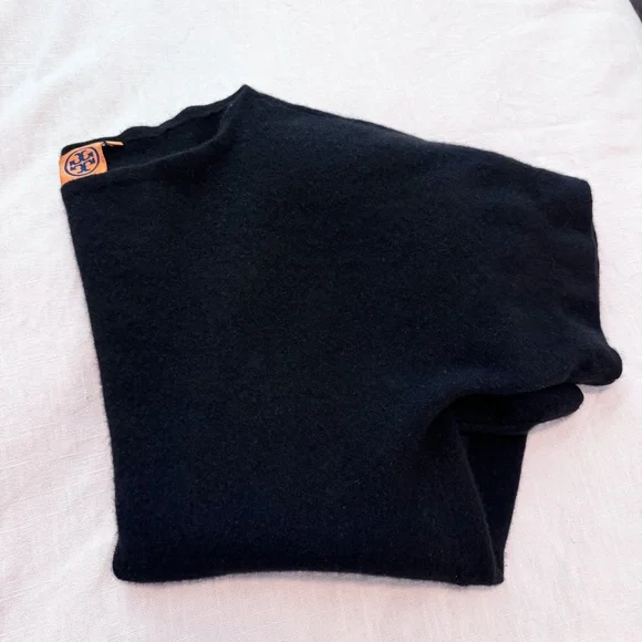 TORY BURCH Cashmere Short Sleeve Tunic Sweater - Picture 5 of 8